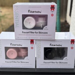 1 BLACK Filterbaby Faucet Filter for skincare fits 99% faucets easy installation